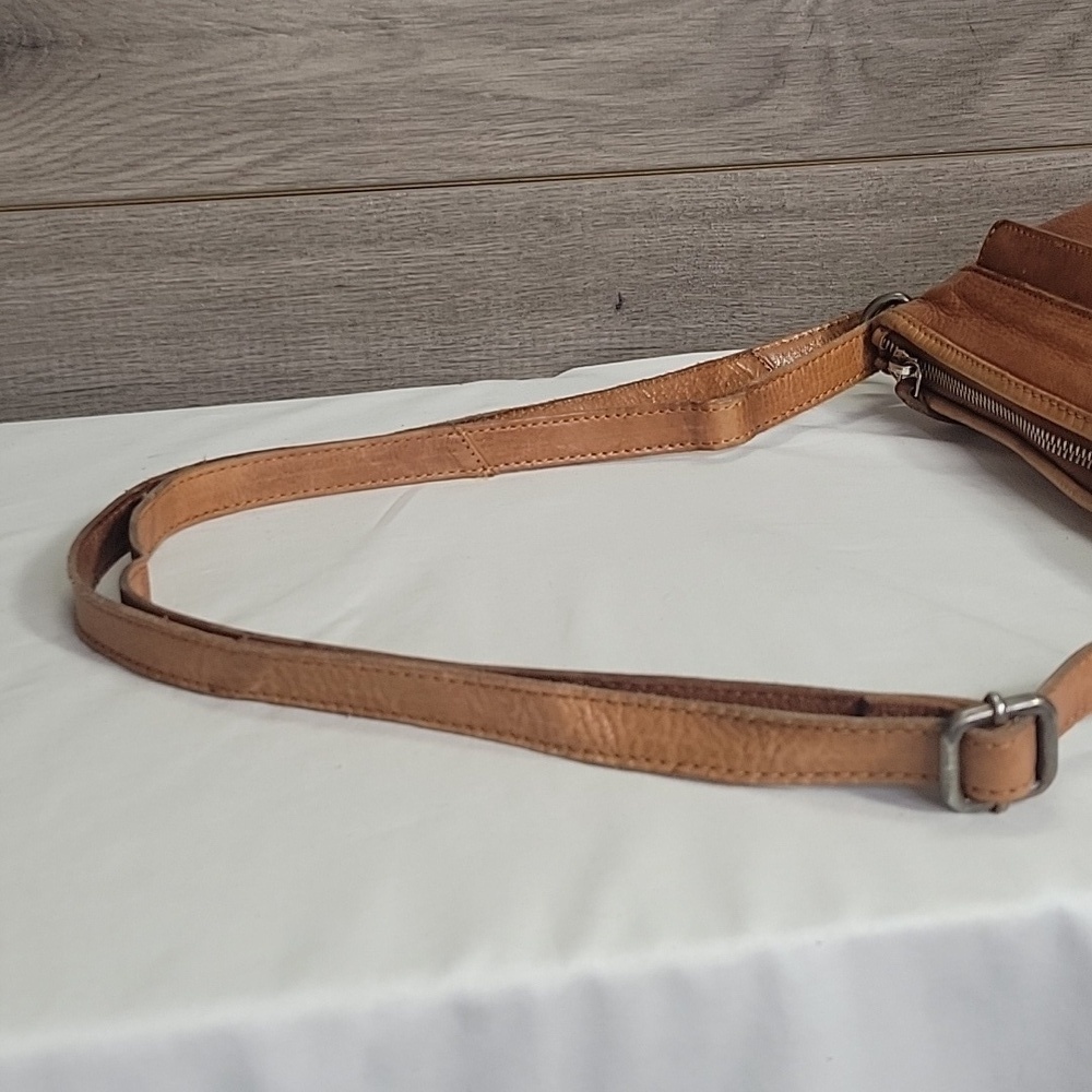 Vilenca Holland for Anthropologie Brown Woven Leather Crossbody Shoulder Bag - Picture 6 of 13